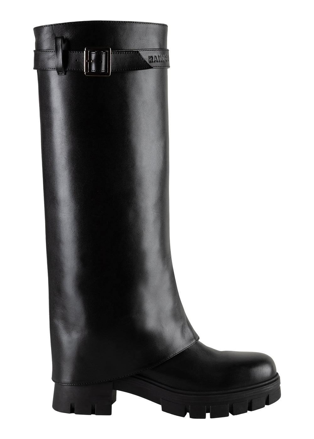 2-in-1 Waterproof Boots | Black Leather