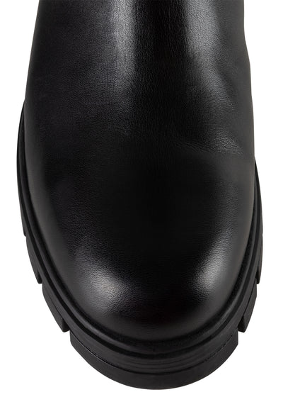 2-in-1 Waterproof Boots | Black Leather