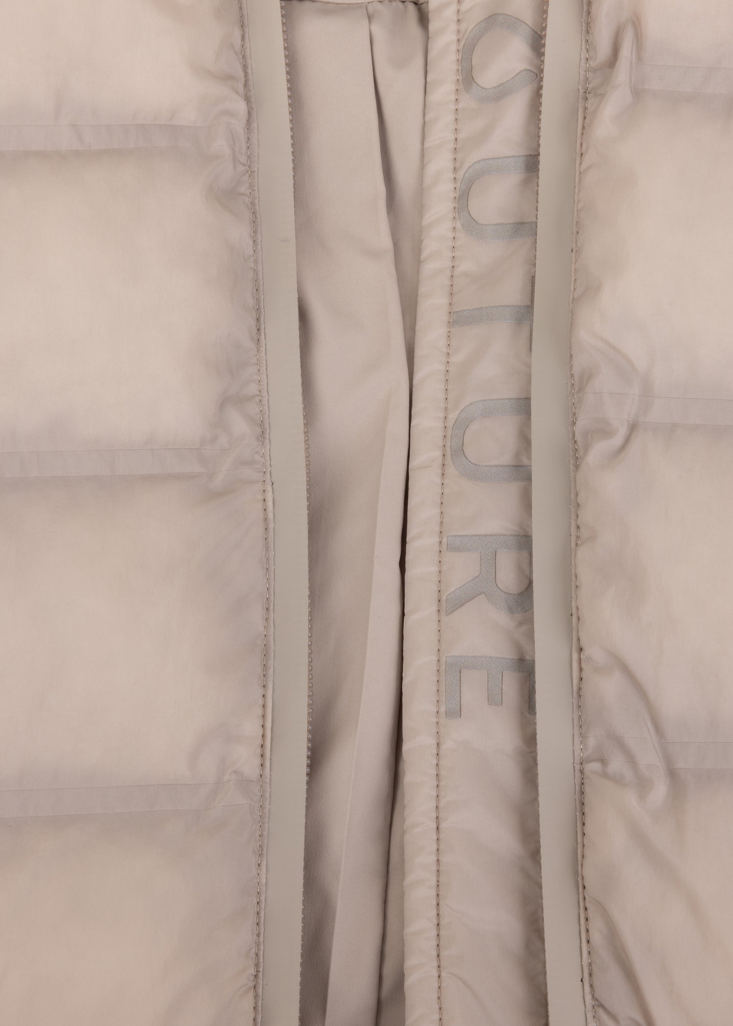 Maxi Waterproof Puffer Jacket  |  Beige