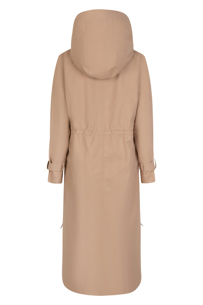 Waterproof Luxury Tailored Poncho | Camel