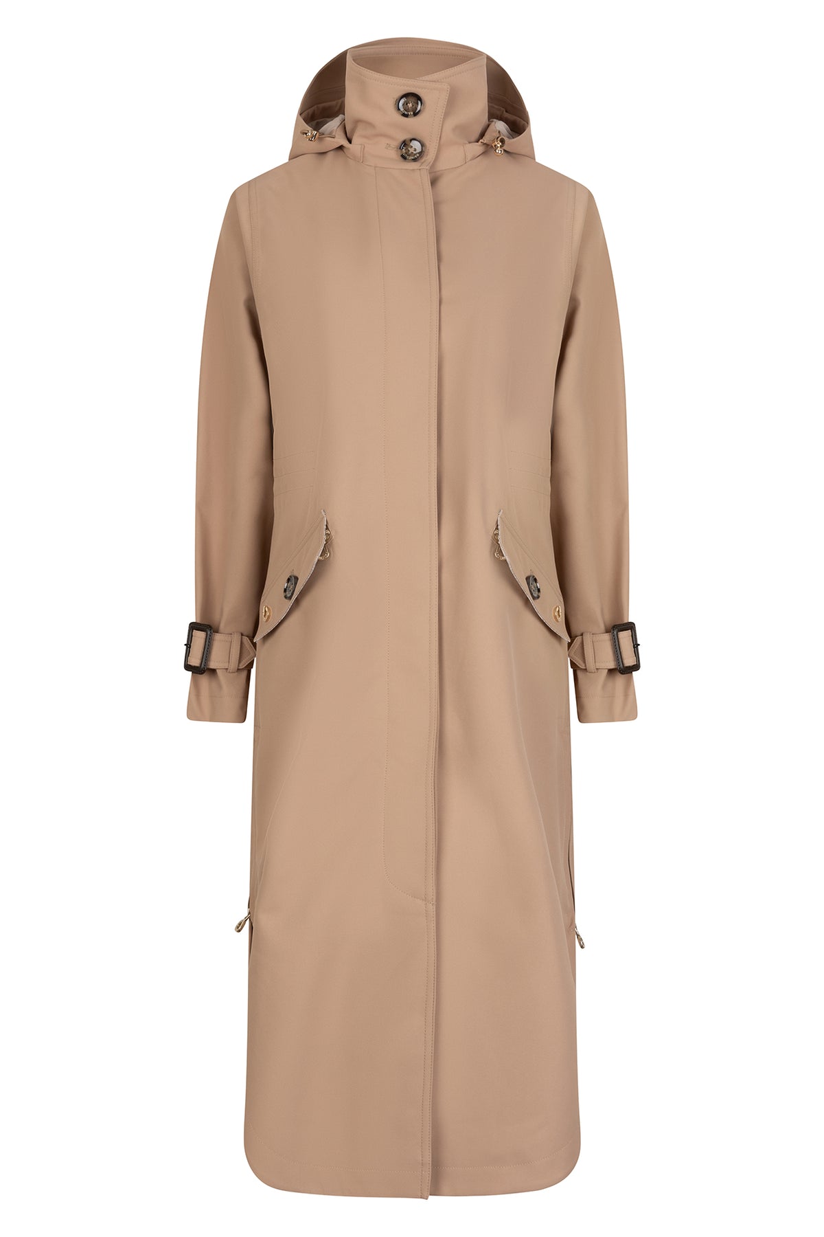 Waterproof Luxury Tailored Poncho | Camel