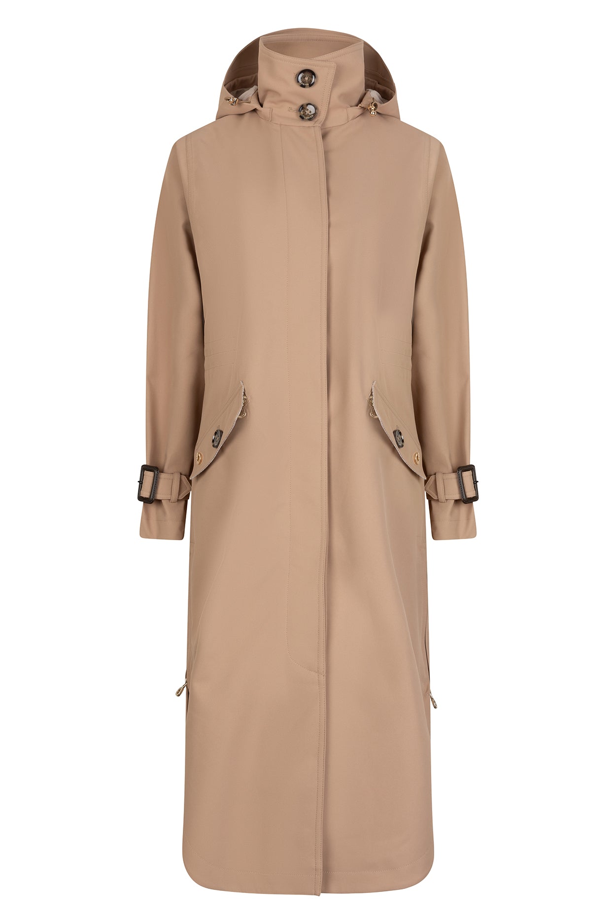 Waterproof Luxury Tailored Poncho | Camel