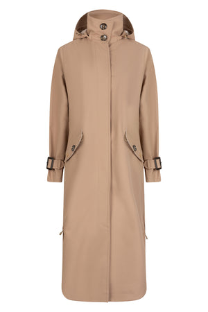 Waterproof Luxury Tailored Poncho | Camel