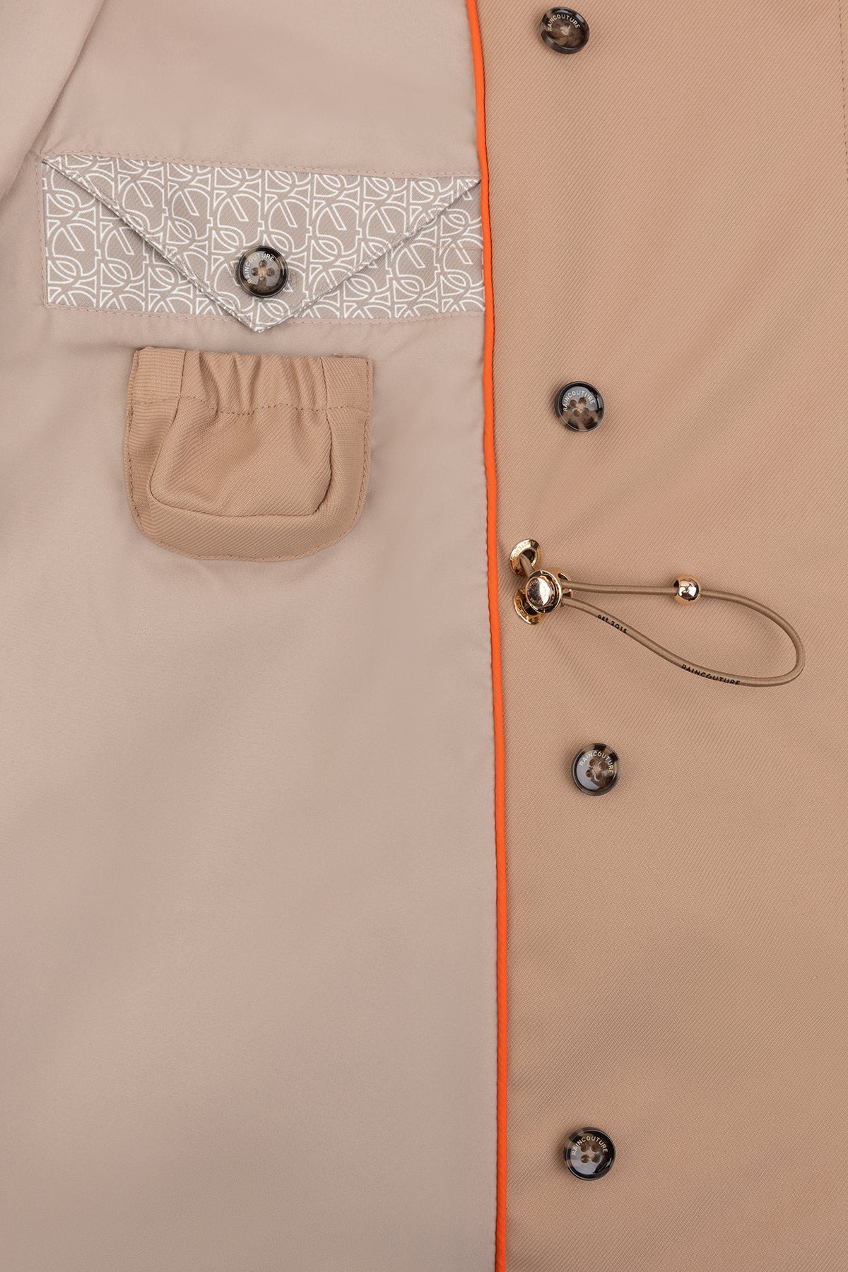 Waterproof Luxury Tailored Poncho | Camel