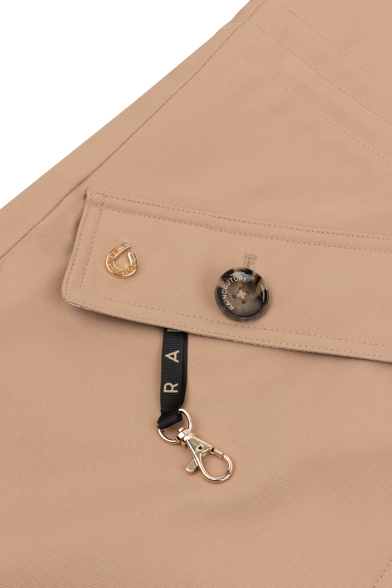 Waterproof Luxury Tailored Poncho | Camel
