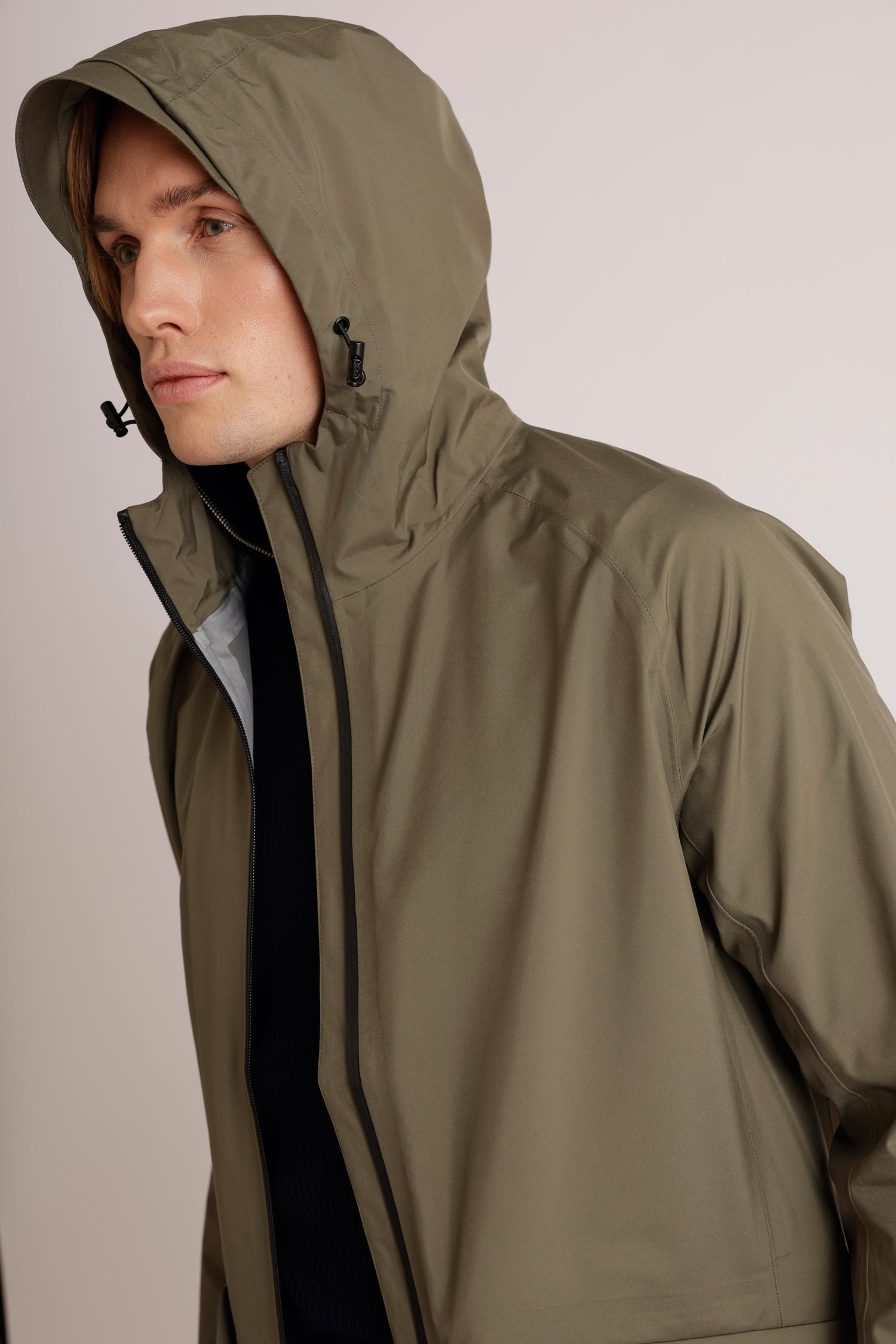 Waterproof Ultra-Lightweight Packable Parka  | Green