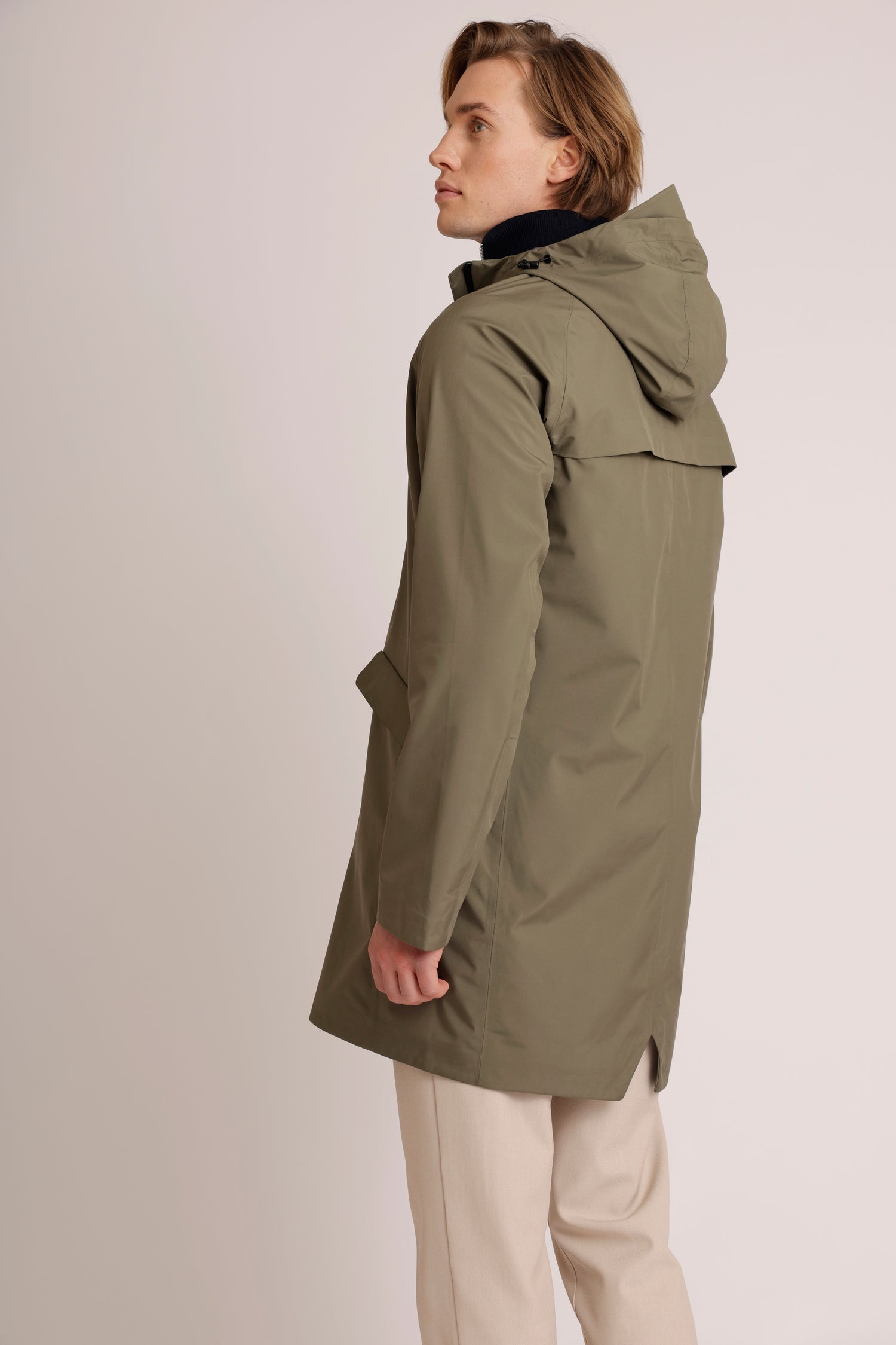 Waterproof Ultra-Lightweight Packable Parka  | Green