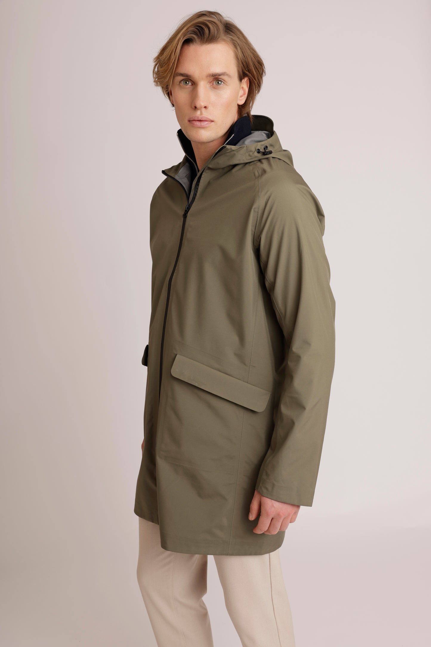 Waterproof Ultra-Lightweight Packable Parka  | Green