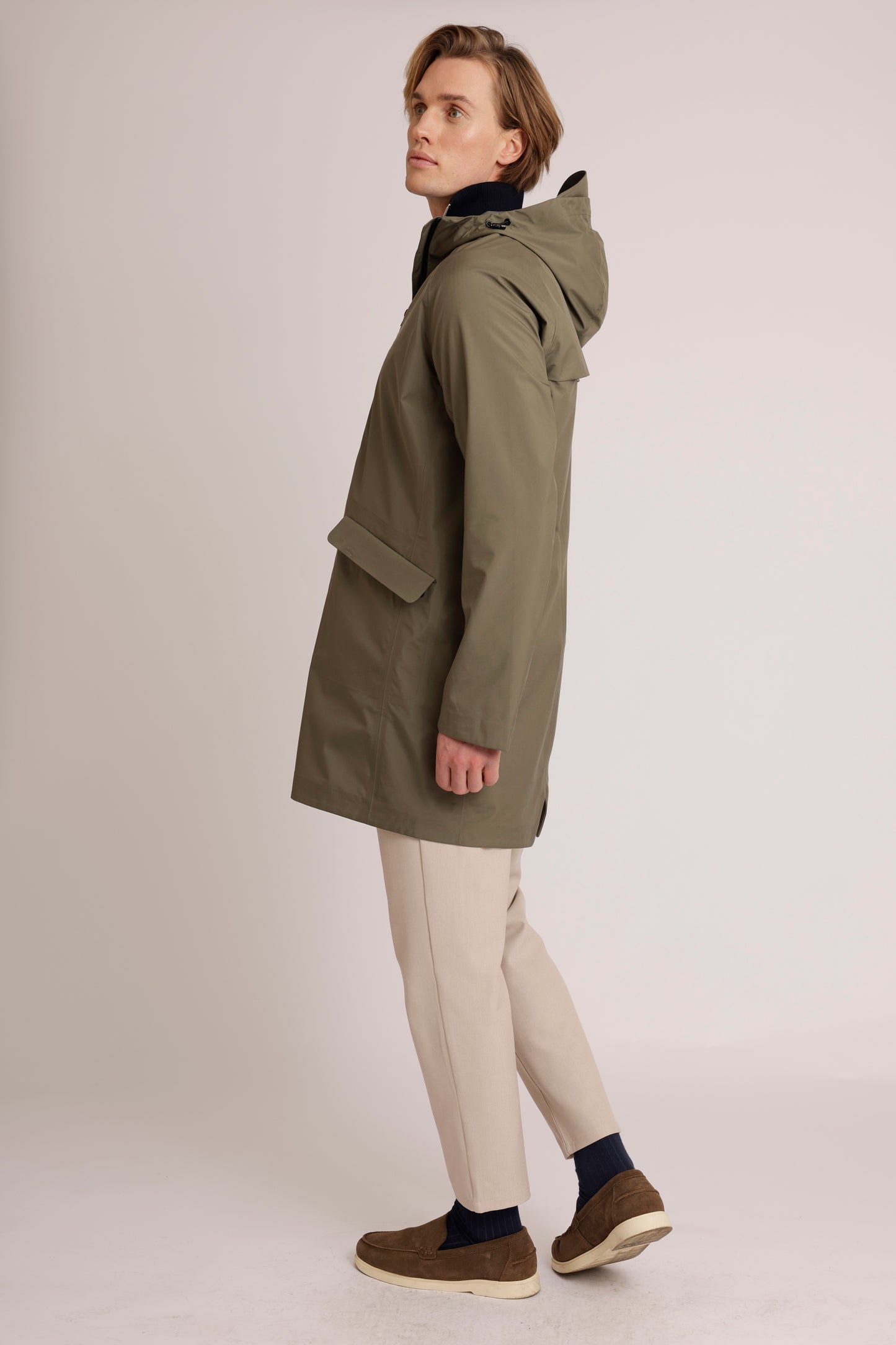 Waterproof Ultra-Lightweight Packable Parka  | Green