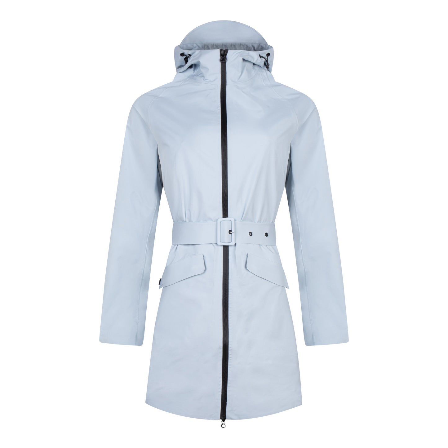 Ultra Lightweight Packable Parka - Light Blue