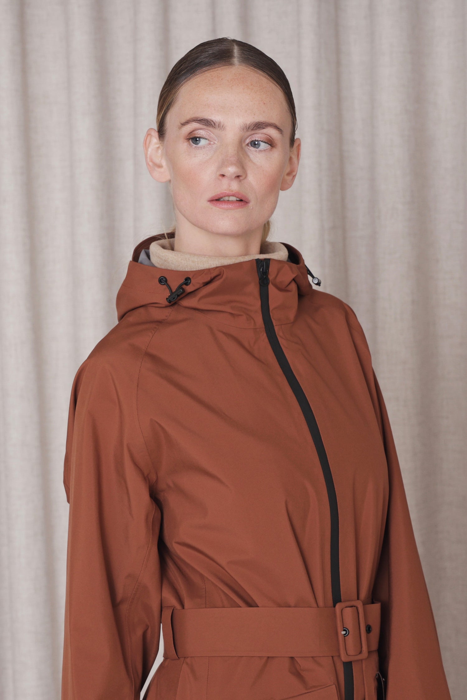 Ultra Lightweight Packable Parka - Rusty Camel