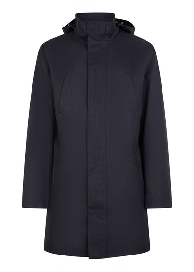 Waterproof Tailored Fit Parka | Grey Melange