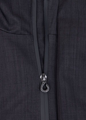 Waterproof Tailored Fit Parka | Grey Melange
