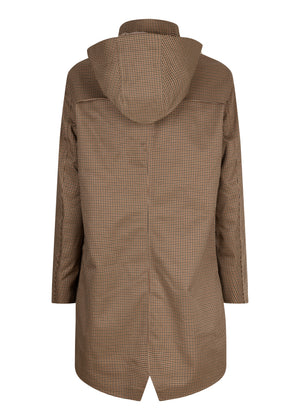 Waterproof Tailored Fit Parka | Houndstooth Check