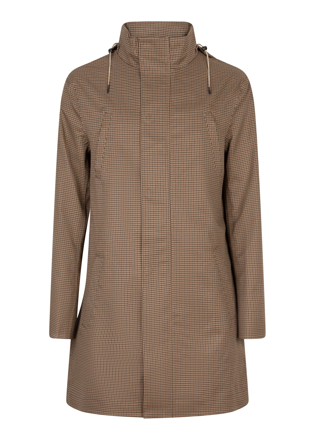 Waterproof Tailored Fit Parka | Houndstooth Check