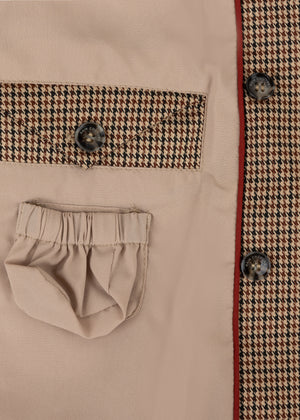 Waterproof Tailored Fit Parka | Houndstooth Check