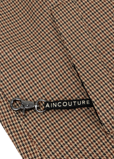 Waterproof Tailored Fit Parka | Houndstooth Check