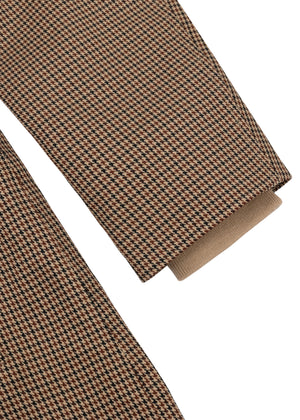Waterproof Tailored Fit Parka | Houndstooth Check