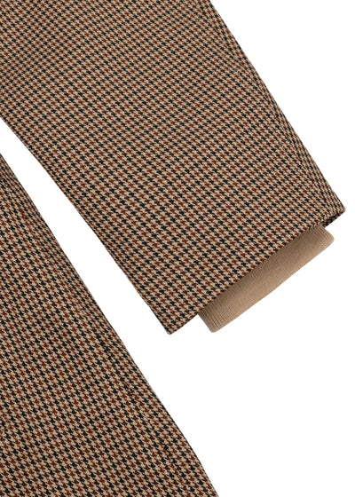 Waterproof Tailored Fit Parka | Houndstooth Check