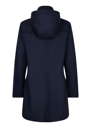Waterproof Tailored Fit Parka | Navy Check