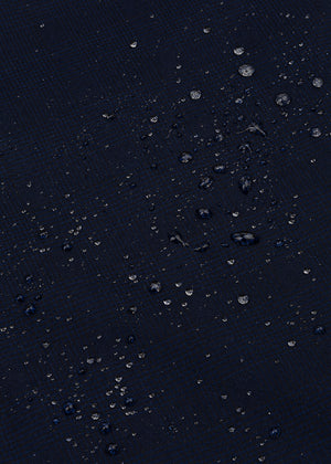 Waterproof Tailored Fit Parka | Navy Check
