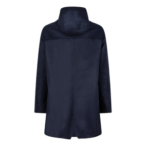 Waterdichte Getailleerde Parka | Navy Visgraat