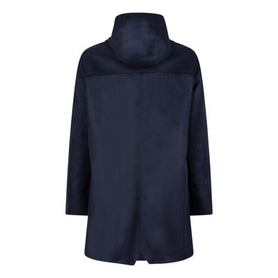 Waterdichte Getailleerde Parka | Navy Visgraat