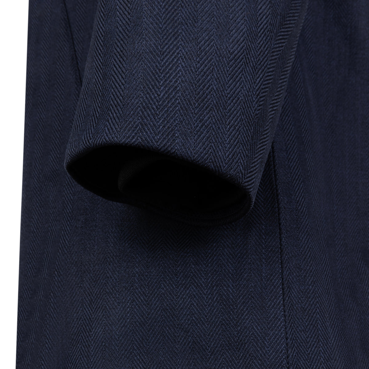 Waterdichte Getailleerde Parka | Navy Visgraat