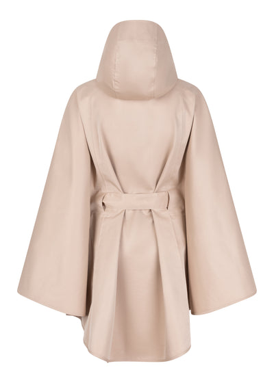 Waterproof Poncho Cape  | Beige