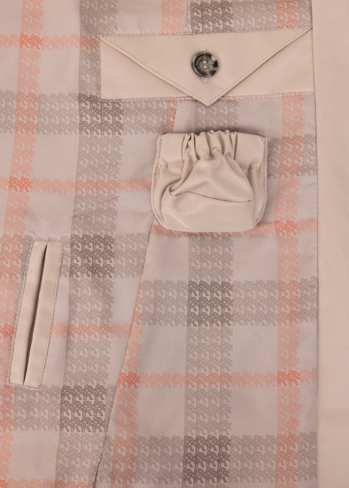 Waterproof Poncho Cape  | Beige