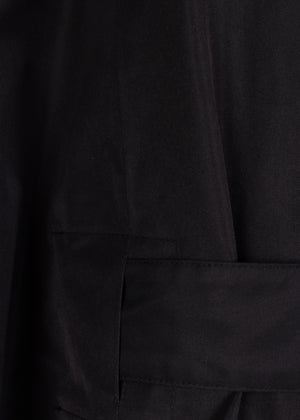 Waterproof Poncho Cape  | Black