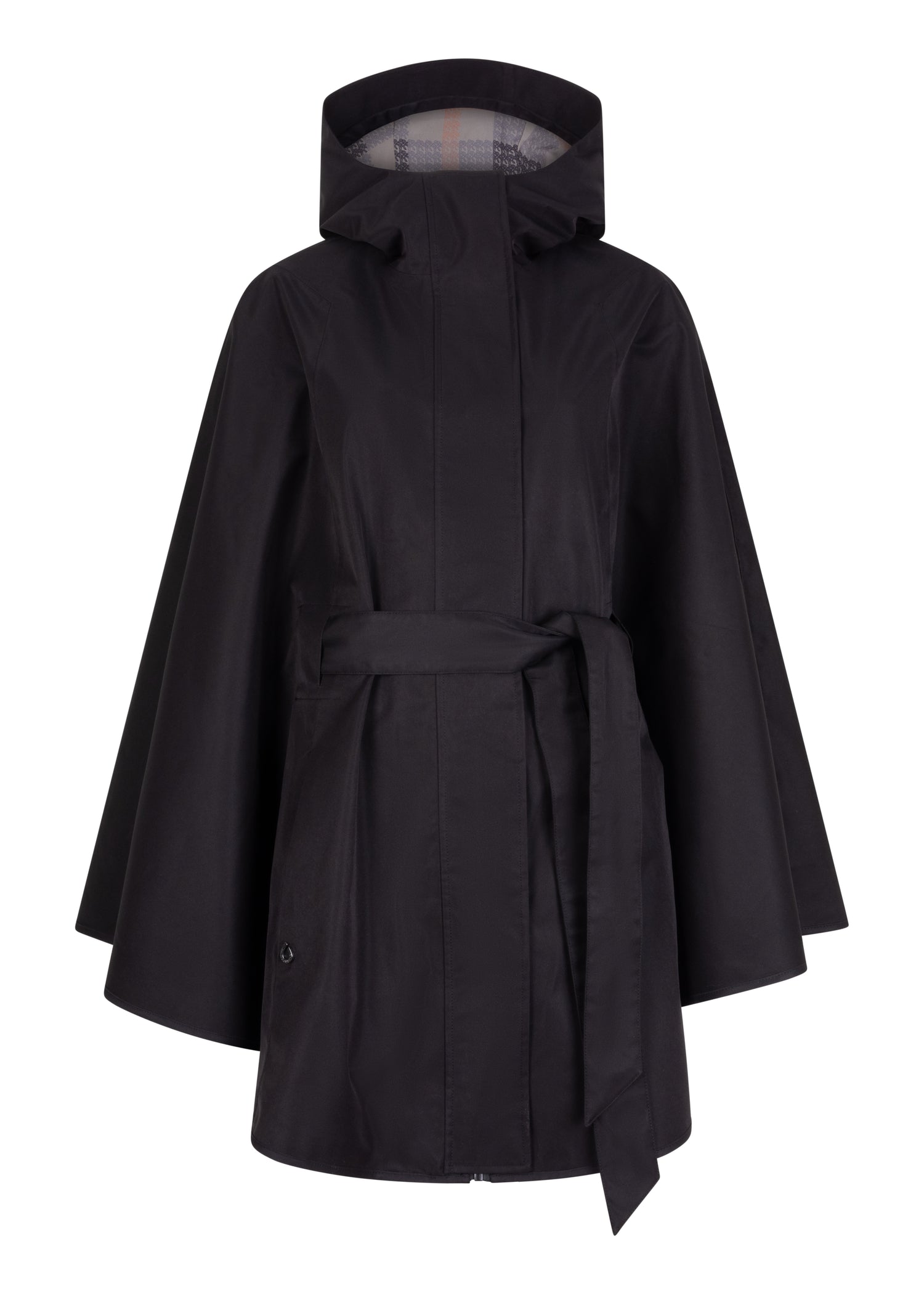 Waterproof Poncho Cape  | Black