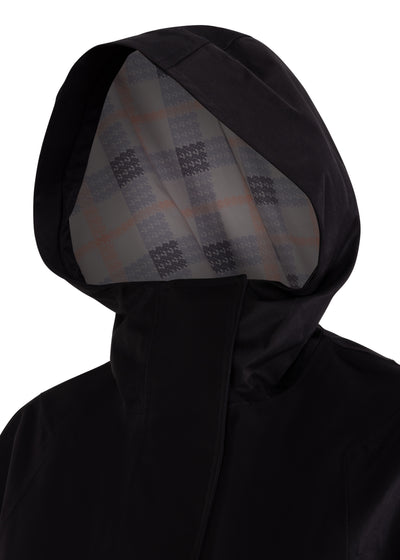Waterproof Poncho Cape  | Black