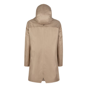 Waterproof Tailored Fit Parka | Beige Herringbone
