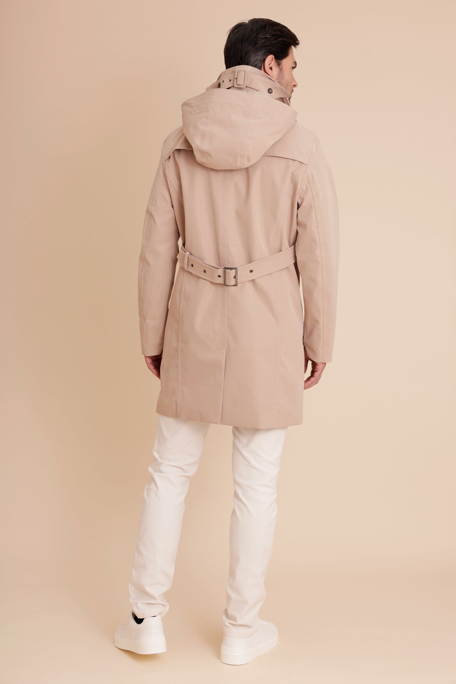 Waterproof Straight Fit Trenchcoat  | Beige