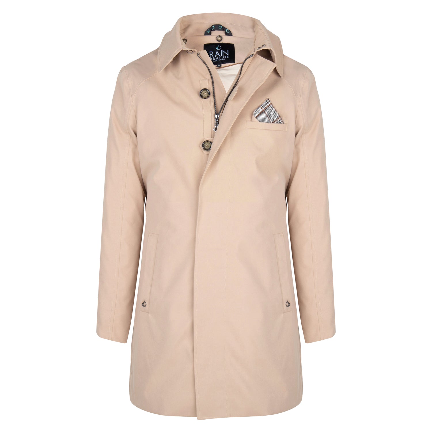 Waterproof Straight Fit Trenchcoat  | Beige