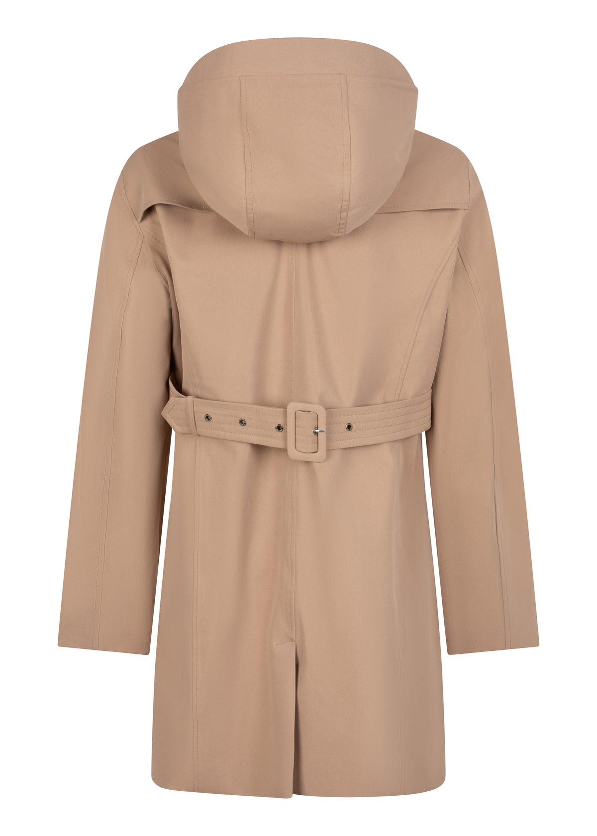 Waterdichte Straight Fit Trenchcoat | Kameelbeige
