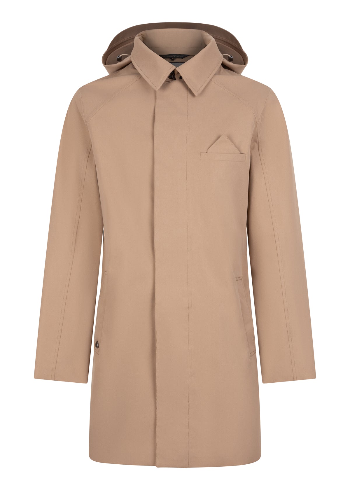 Waterdichte Straight Fit Trenchcoat | Kameelbeige