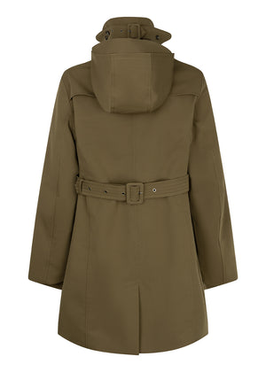 Waterproof Straight Fit Trenchcoat  | Green 2.0
