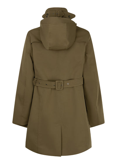 Waterproof Straight Fit Trenchcoat  | Green 2.0
