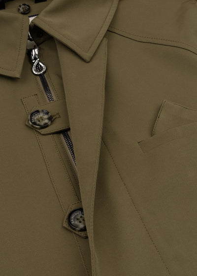Waterproof Straight Fit Trenchcoat  | Green 2.0