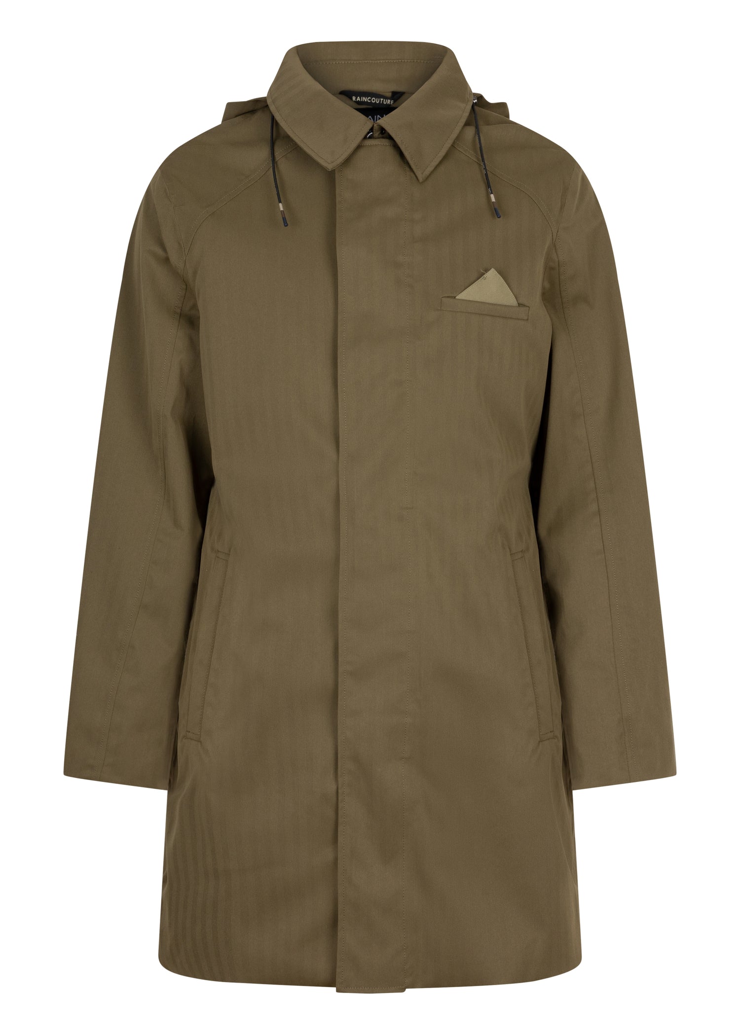 Waterproof Straight Fit Trenchcoat  | Green