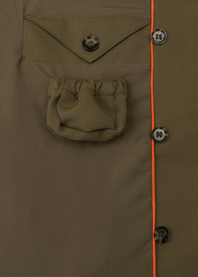 Waterproof Straight Fit Trenchcoat  | Green 2.0