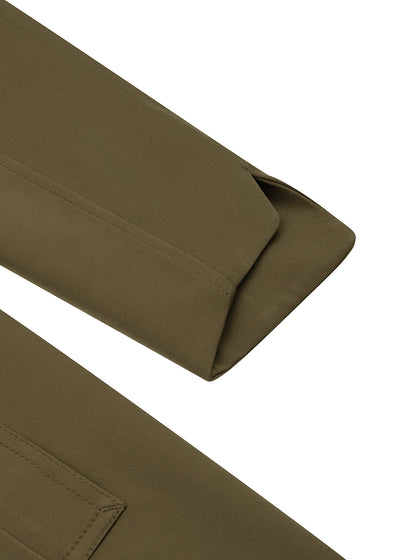 Waterproof Straight Fit Trenchcoat  | Green 2.0