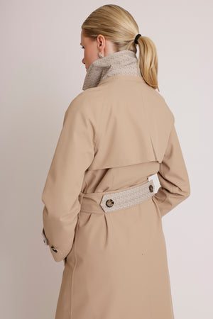 Waterproof Straight-Fit Trenchcoat 2.0 | Beige Lightweight