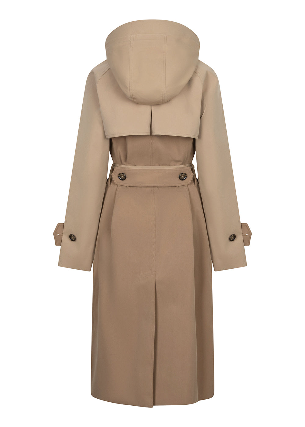 Waterproof Straight Trench 2.0 | Beige Two Tone