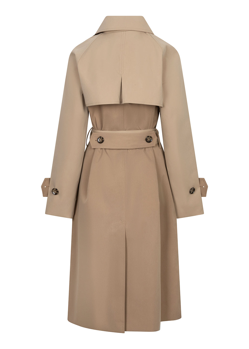 Waterproof Straight Trench 2.0 | Beige Two Tone