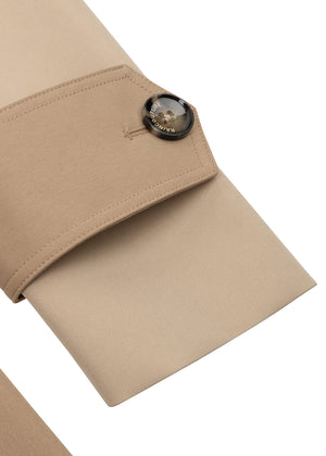 Waterproof Straight Trench 2.0 | Beige Two Tone