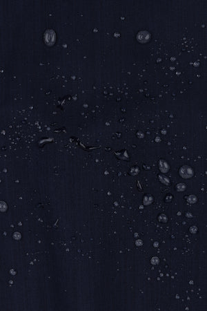 Waterproof Straight-Fit Trenchcoat | Navy Melange