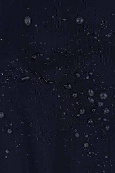Waterproof Straight-Fit Trenchcoat | Navy Melange